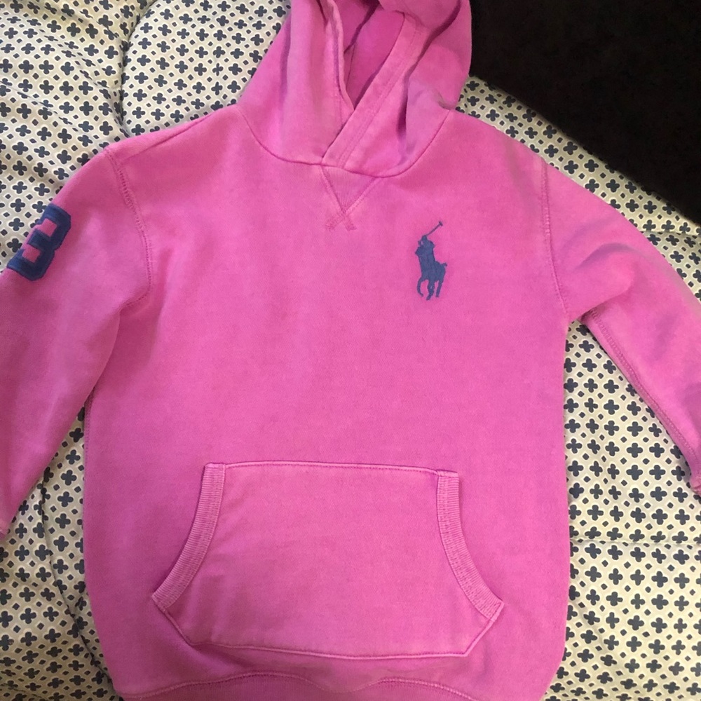 New (no tags) Ralph Lauren kids sz 5 ultra violet hoodie